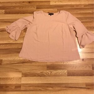 Eloquii Buff Pink Rayon top.